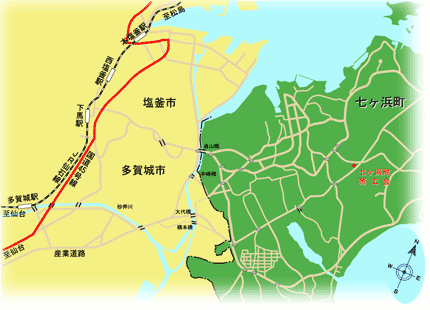 住宅地図セット 七ヶ浜町 秋保町 利府町　塩釜市　宮城町　宮城県 宮城県塩竈市の地図 | Map-It マップ・イット
